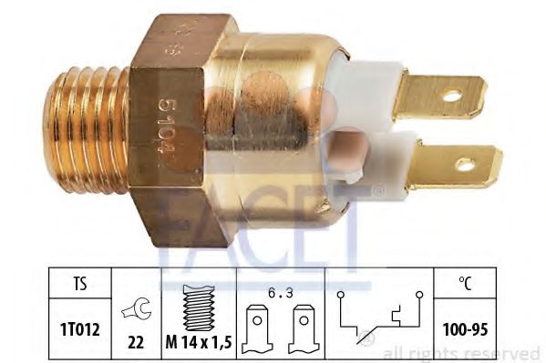 Comutator temperatura, ventilator radiator