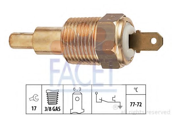 Comutator temperatura, ventilator radiator