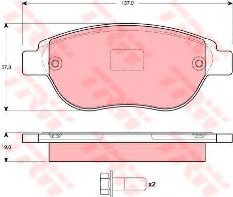 Set frana, frana disc