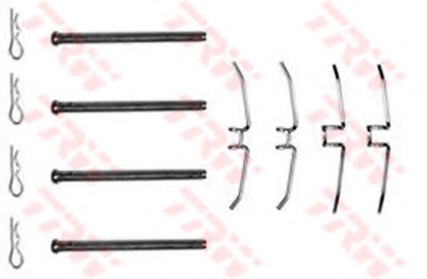 Set accesorii, placute frana