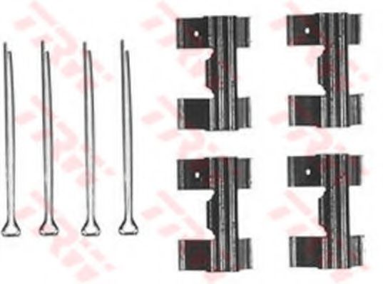 Set accesorii, placute frana