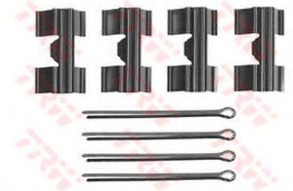 Set accesorii, placute frana