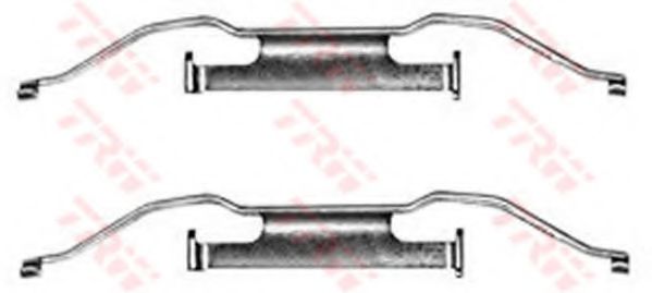 Set accesorii, placute frana