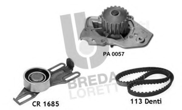 Set pompa apa + curea dintata