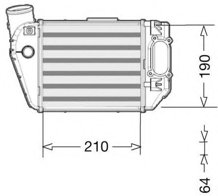 Intercooler, compresor