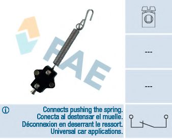 Comutator lumini frana
