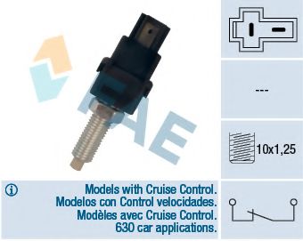 Comutator lumini frana