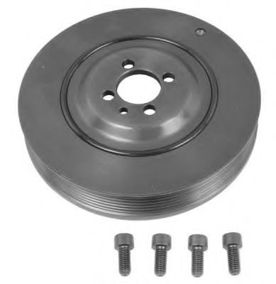 Fulie curea, arbore cotit