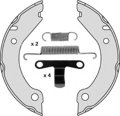 Set saboti frana, frana de mana