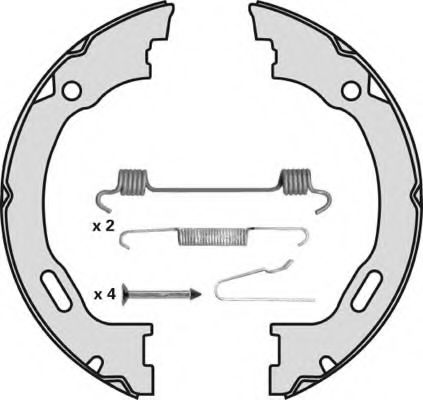 Set saboti frana, frana de mana