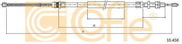 Cablu, frana de parcare