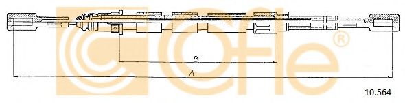 Cablu, frana de parcare