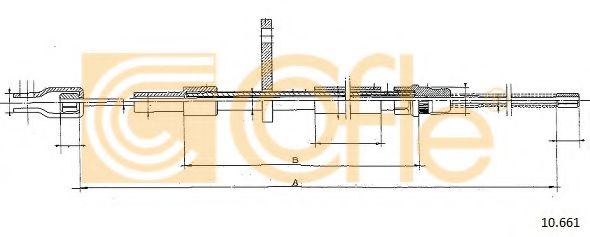 Cablu, frana de parcare