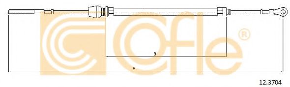 Cablu, frana de parcare