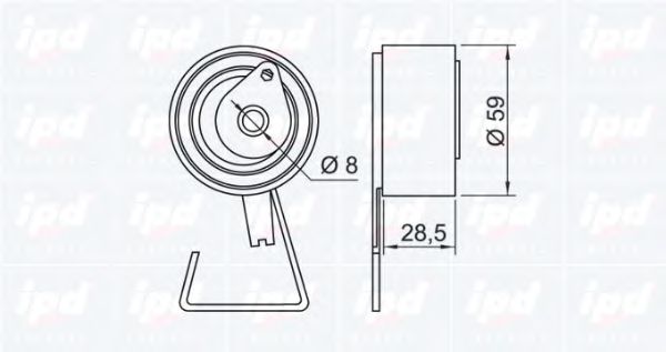rola intinzator,curea distributie