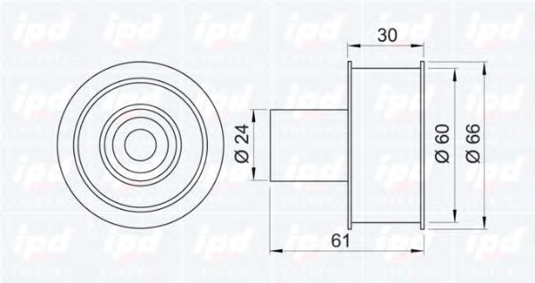 Rola ghidare/conducere, curea distributie