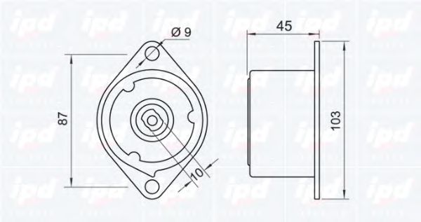 Intinzator curea, curea distributie