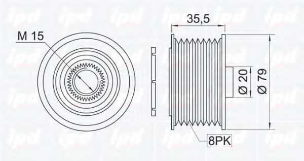 Sistem roata libera, generator