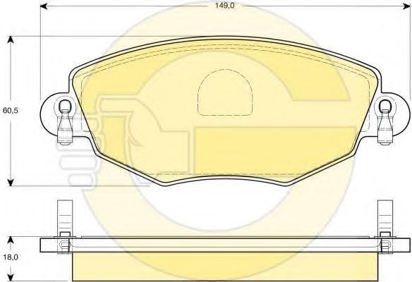 Set frana, frana disc