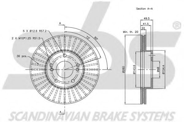 Disc frana