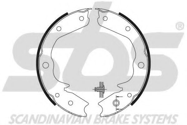 Set saboti frana, frana de mana