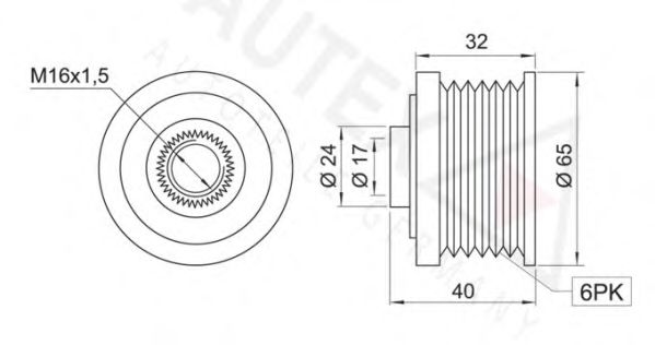 Sistem roata libera, generator