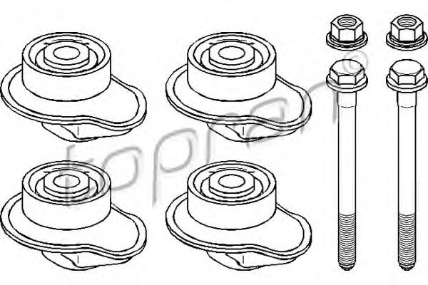 Set rulmenti, corp axa
