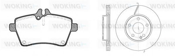 Set frana, frana disc
