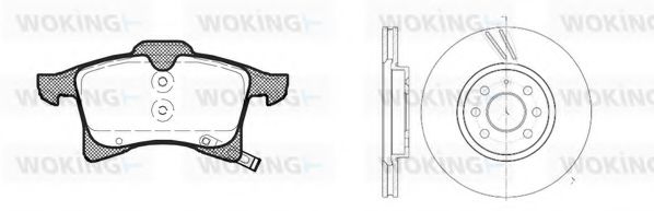 Set frana, frana disc