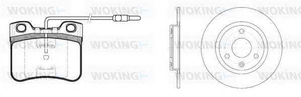 Set frana, frana disc