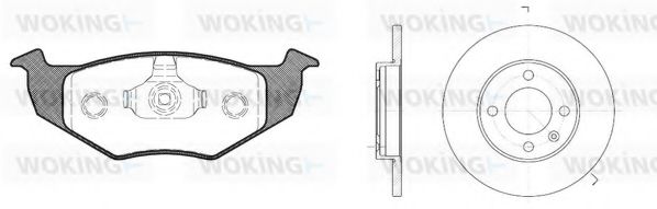 Set frana, frana disc