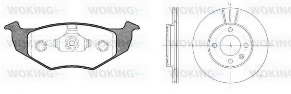 Set frana, frana disc