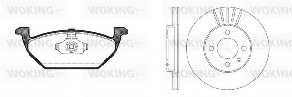 Set frana, frana disc