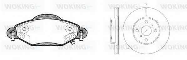 Set frana, frana disc