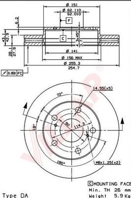 Disc frana