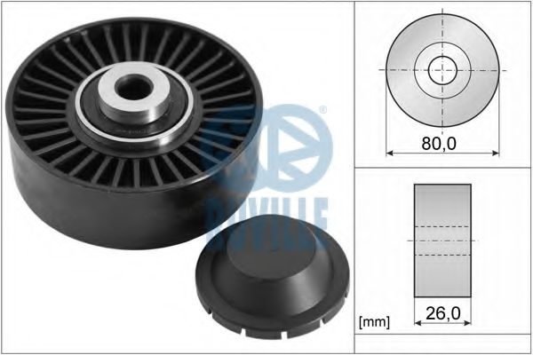 Rola ghidare/conducere, curea transmisie