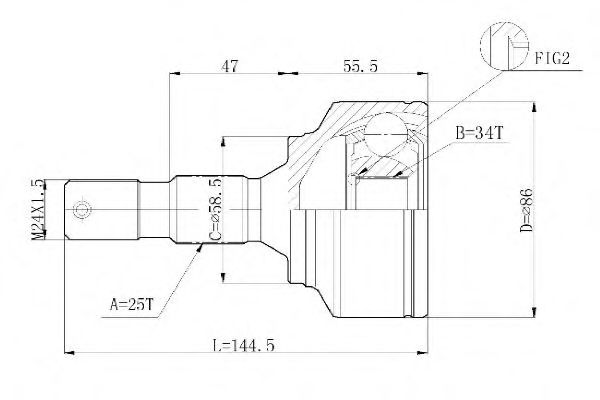 Set articulatie, planetara