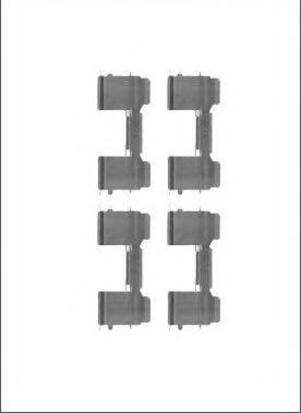 Set accesorii, placute frana