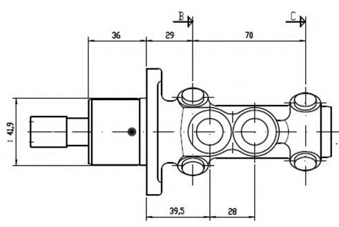 Pompa centrala, frana