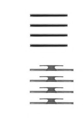 Set accesorii, placute frana