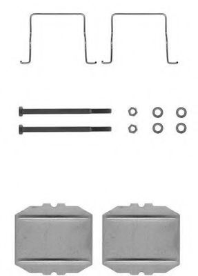 Set accesorii, placute frana