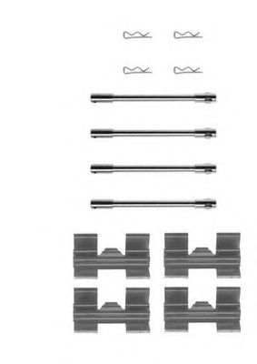 Set accesorii, placute frana