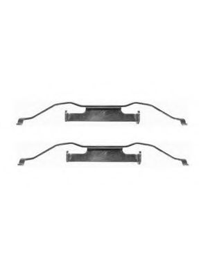 Set accesorii, placute frana