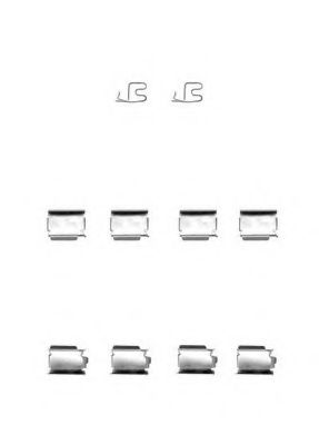 Set accesorii, placute frana