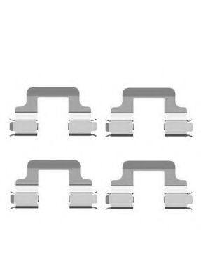 Set accesorii, placute frana