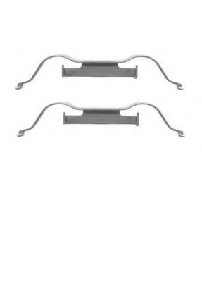 Set accesorii, placute frana