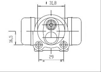 Cilindru receptor frana