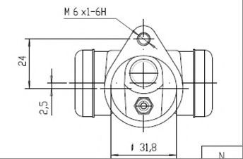 Cilindru receptor frana