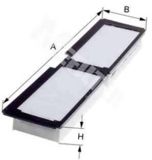 Filtru, aer habitaclu