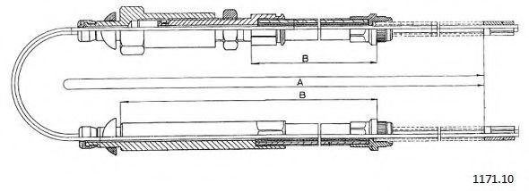Cablu, frana de parcare